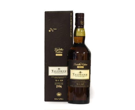 Talisker The Distillers Edition Single Malt Scotch Whisky, distilled 1996, bottled 2008, The Distiller's Edition, batch I.D. 