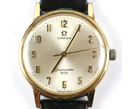 Omega, a gentleman's reference 135.01 Sea Master wristwatch signed dial with Arabic numeral hour markers, centre seconds fitt