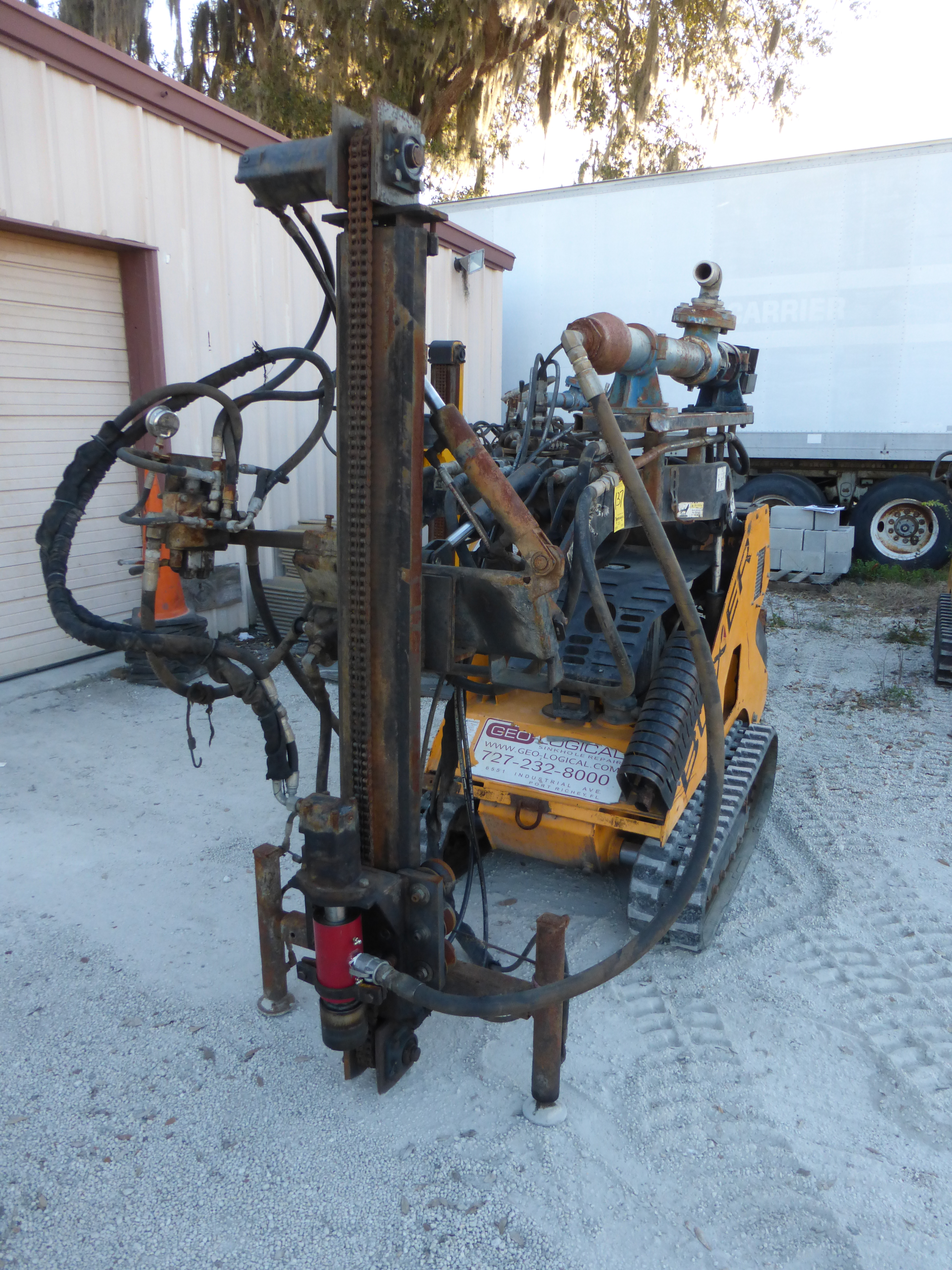 Boxer Skid Steer Grouting Drill Rig Single Stage Drill