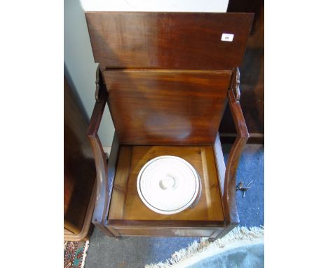 A William 1Vth Mahogany Step Commode