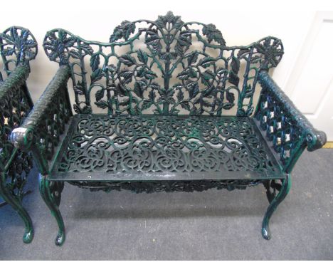 A Cast Iron Garden Bench.