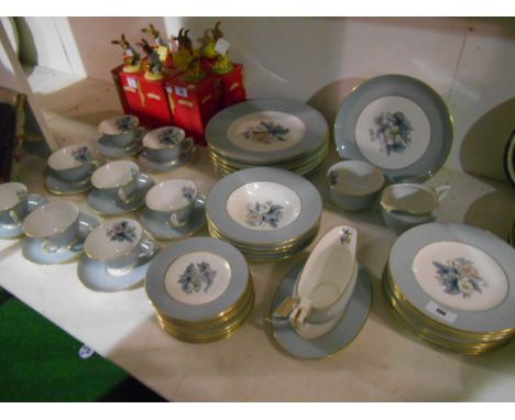 An Extensive Royal Worchester Woodland Pattern Dinner and Tea Service