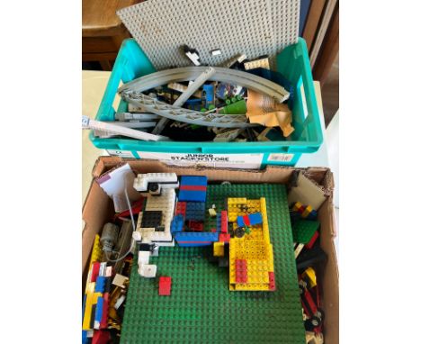 A collection of Lego including Thomas The Tank engine 