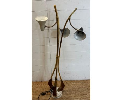 A Mid Century Danish multi arm floor standing lamp AF (H17cm)