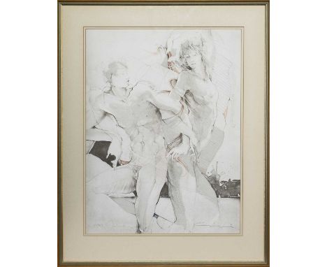 * JÜRGEN GÖRG (GERMAN b. 1951), UNTITLED limited edition colour print on paper, signed, titiled indistinctly, numbered 127/18