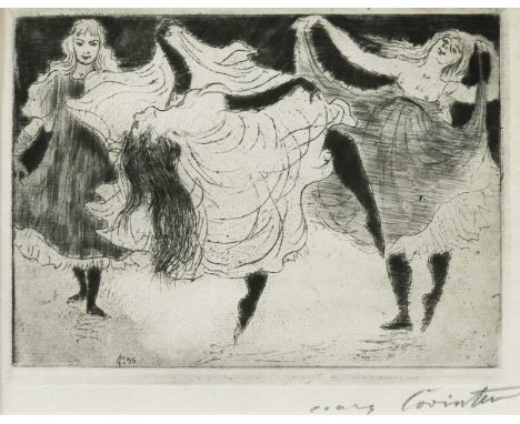 Lovis Corinth (1858-1925) Tanzerinnen (Dancers)signed 'Lovis Corinth' (lower right); further signed and dated 95 within the p