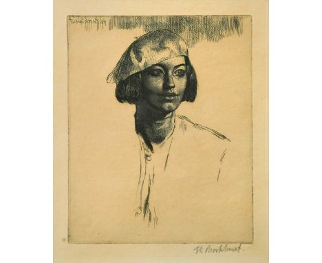 § Gerald Leslie Brockhurst RA (1890-1978) Chiquitasigned 'GL Brockhurst' (lower right); further plate signed; unnumbered from