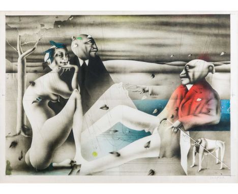 § Paul Wunderlich (1927-2010) Le Déjeuner sur l'herbesigned 'Wunderlich' (lower right); numbered 27/100lithograph66.5 x 93cm