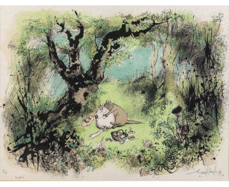 § Ronald William Fordham Searle CBE, RDI (1920-2011) The Picnicsigned and dated 'Ronald Searle / 1971' (lower right); numbere