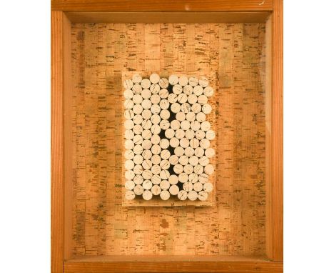 Simon Hepworth Nicholson (1934-1990), February, 1964, a cork relief sculpture, signed to the reverse58 x 49.5 x 15cmExhibited