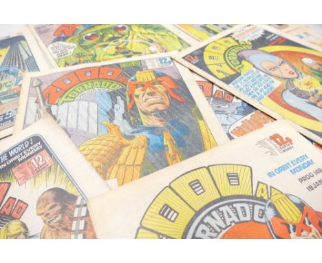 A collection of 2000AD vintage comics including progs: 6,7,11,20,23,27,34,40,41,42, 45,47,59,65, 67,68,71,72,76,77,78,79,82,8