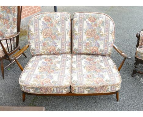 Ercol Mid Century Two Seater Settee: 