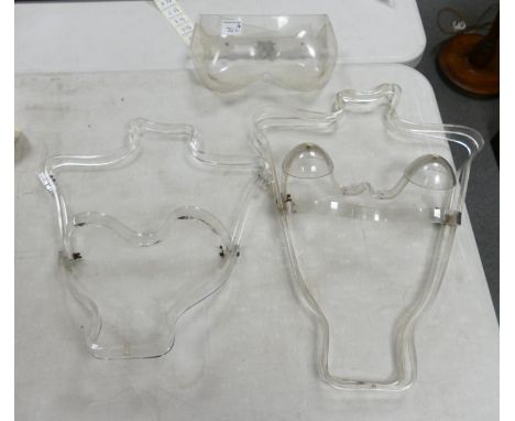 Mid Century Perspex  Mannequin / Shop Display  Torso's: missing parts(4) 