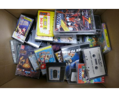 A collection of ZX Spectrum &amp; similar Game Cassettes: 