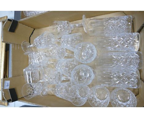 A collection of Quality Glass Ware to include: Tumblers, Wine Glasses, Cognac Glasses etc 