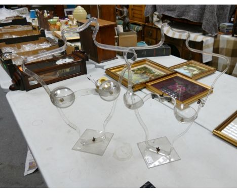Mid Century Perspex  Mannequin / Shop Display  Torso's(2): 
