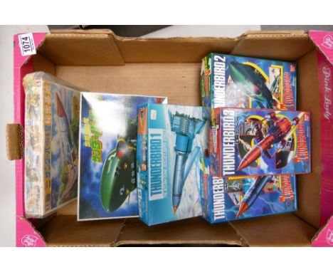 A collection of Vintage Bandai Modern &amp; Vintage Model Kits: 