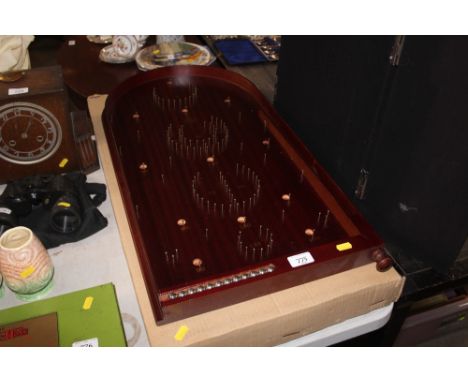 A bagatelle board