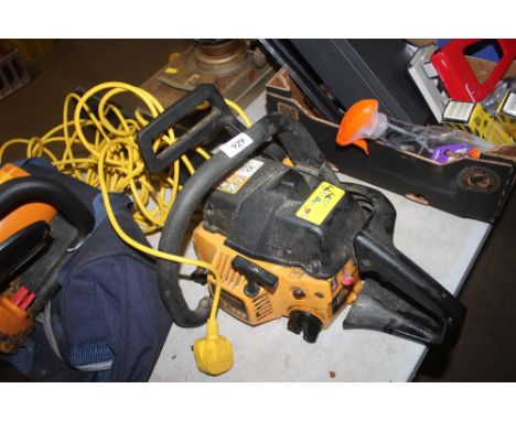 A McCulloch petrol chainsaw