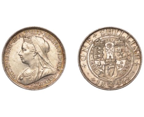 Victoria (1837-1901), Shilling, 1894 (ESC 3156; S 3940). Cabinet tone, light hairlines on obverse, otherwise extremely fine  