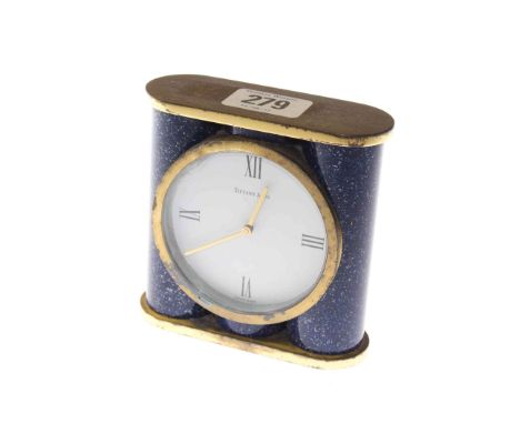Mantel clock, signed Tiffany & Co.