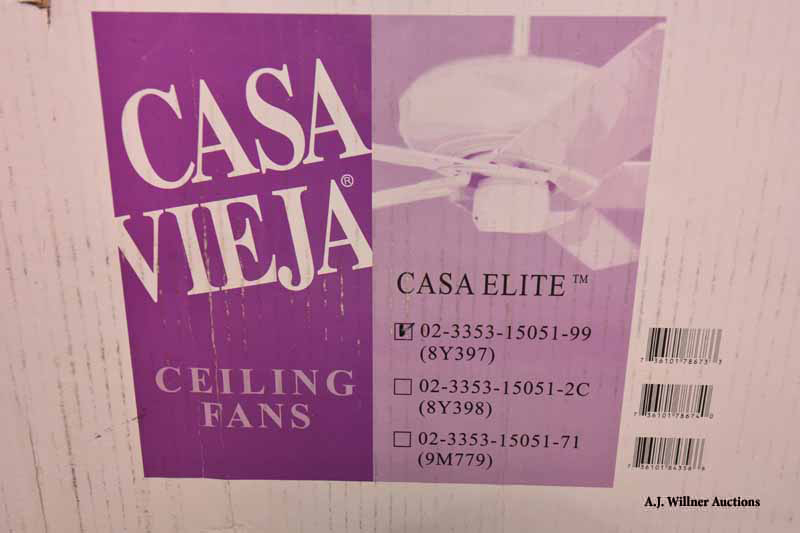 Casa Vieja Model Casa Elite, 02-3353-15051-99 (8Y397) Ceiling Fan