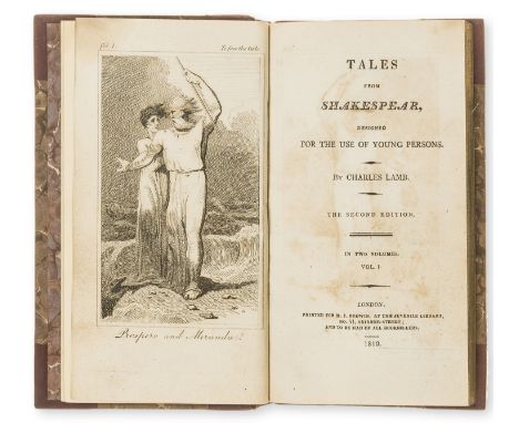 NO RESERVE Lamb (Charles) The Works, 2 vol., first collected edition, one or two leaves browned or soiled at edges, later bur