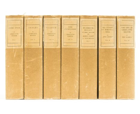 NO RESERVE Brontë (Charlotte, Emily & Anne) Life and Works of the Sisters Brontë, 7 vol., Thornfield Edition, one of 150 Édit