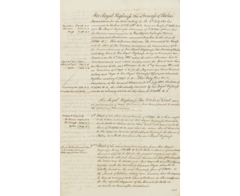 George IV.- The Duke of Kent's Observations on the Excess in... The Princess of Wales's Expenditure and the mode of preventin