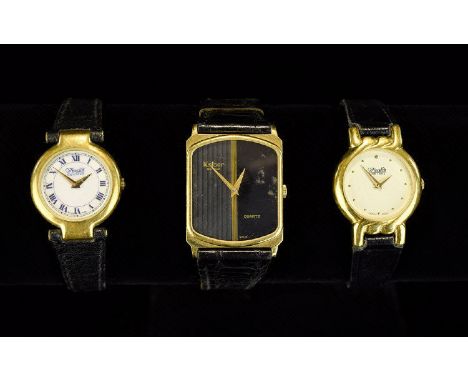 Lladro Collection of Modern Designed Wrist Watches ( 3 ) In Total. Makers ( 2 ) Viavaldi Montres and ( 1 ) Kolber Genever. Al