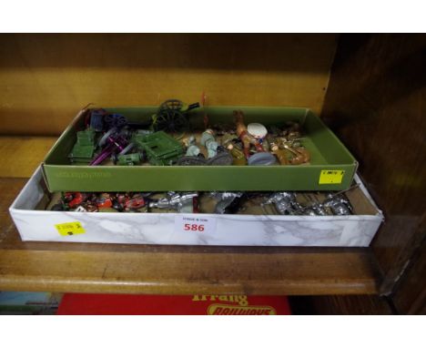 A collection of Britain's and other similar lead figures,&nbsp;to include World War I; Native American; Indian Army etc;&nbsp