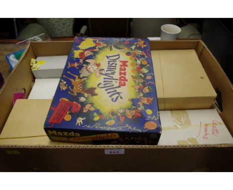 A collection of vintage Christmas decorations,&nbsp;to include a set of Disney tree lights, boxed; and glass baubles; togethe