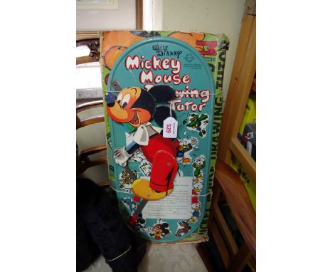 A vintage metal 'Mickey Mouse Drawing Tutor',&nbsp;by Welsotoy, in remains of original box.&nbsp; 