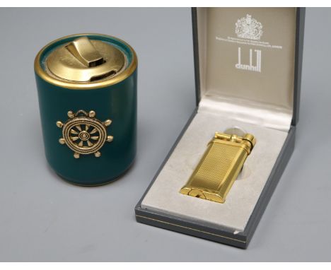 A Dunhill lighter and another
