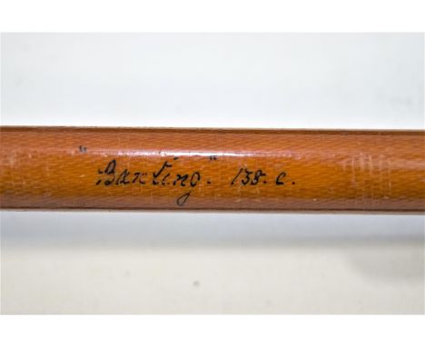 A Martin James salmon rod, a Royal Salmon Daiwa 14'6" graphite rod and other fly fishing rods