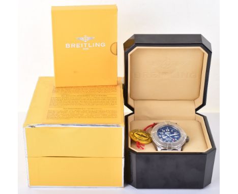 A rare Breitling Seawolf Avenger Chronometer SAS (Special Air Service) Edition, with box and paperwork, warranty etc, no.8561