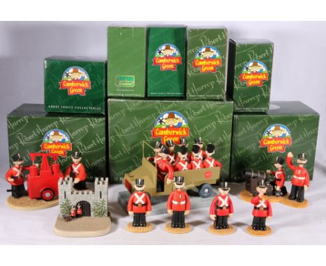 Robert Harrop Camberwick Green collectable figures including CG94 The Army Truck, CGYP07 Sergeant Major Grout and The Water P