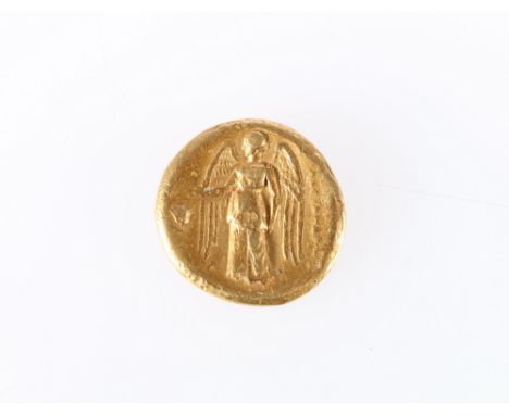 Ancient Greece KINGDOM OF MACEDONIA Alexander the Great gold stater, head of Adena r, 8.5g 19mm diameter 