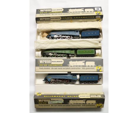 Wrenn OO HO gauge model railways including W2210 4-6-2 Mallard tender locomotive 4468 LNER blue, W2209 4-6-2 Golden Eagle ten