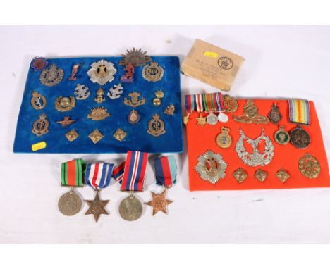 WWII our medal group comprising war medal, defence medal, 1939-1945 star and France and Germany star in issue box to Mr R S D