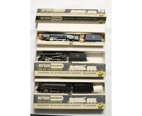 Wrenn OO HO gauge model railways including W2213 4-6-2 Peregrine tender locomotive 4903 NE black (replacement Triang tender),