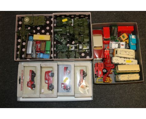 Approximately 40 playworn diescast and other model vehicles including Dinky, Matchbox etc.&nbsp; 