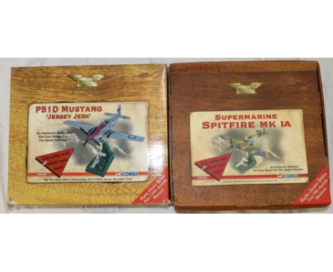 Corgi 1:32 scale Aviation Archive Deluxe model aircraft inclduing AA33905 Supermarine Spitfire mk 1A Sqn leader Brian Lane No