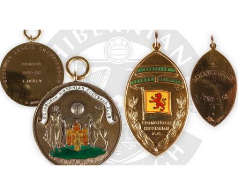 The football medals of Hibernain Football Club forward and Scotland National team international Lawrance "Lawrie" Reilly (192