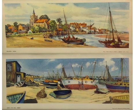 Two framed carriage prints from the LNER post-war series, 1945-57 comprising Beverley Minster, Yorkshire after Sidney Causer 