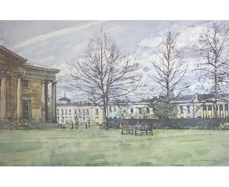 Ken Howard (British 1932-): 'Downing College Cambridge,  pair limited edition prints both 17/350 signed in pencil 32cm x 50cm