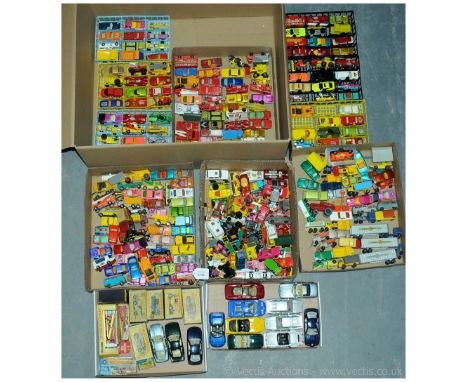 Matchbox Regular Wheel - Superfast + Others Large Unboxed Group. To include 13 Dodge Wreck truck "BP", 32 Leyland Rigid Petro