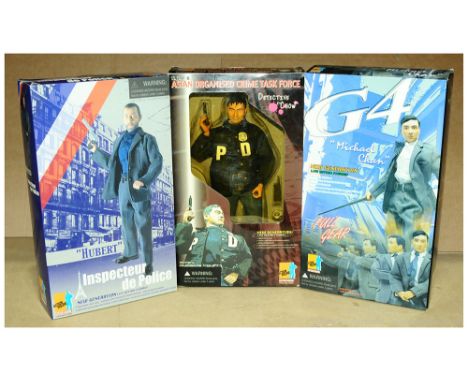 Dragon 1/6th 12" Scale Action Figures. 72004 Asian Organised Crime Task Force Detective "Chow" - inner clear packaging has ye