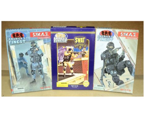 21st Century Toys 1/6th 12" Action Figures. America's Finest Series S.W.A.T. Commander, S.W.A.T. Team Leader &amp; S.W.A.T. S