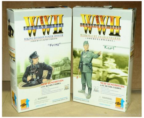 Dragon 1/6 12" Action Figures. 70003 WWII Leningrad 1941 Wehrmacht Feldgendarme (Oberfeldwebel) "Karl" &amp; 70007 WWII Polan